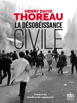 cover image of La désobéissance civile